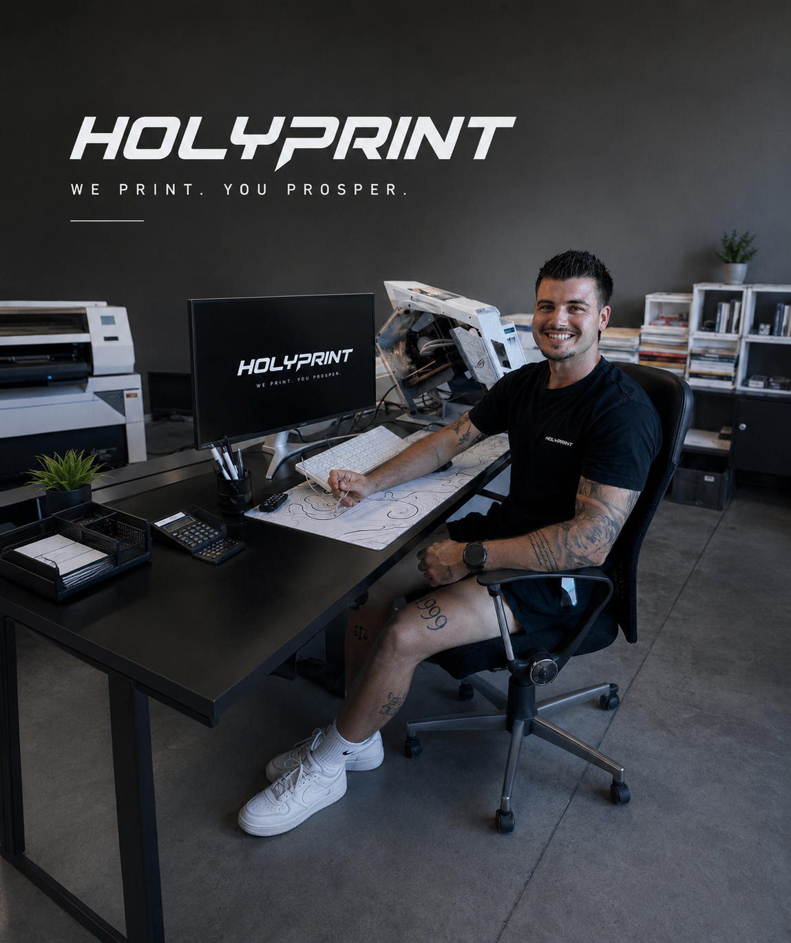 Diego Prieto, founder of Holy Print